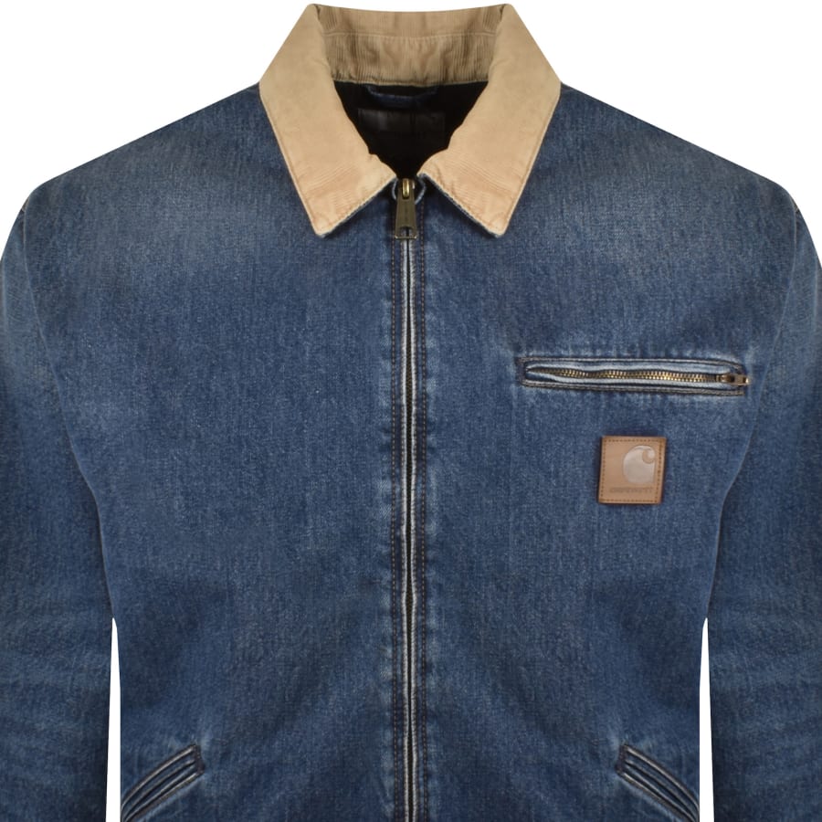 Carhartt WIP OG Detroit Jacket Blue | Mainline Menswear Carhartt WIP OG Detroit Jacket Blue | Mainline Menswear